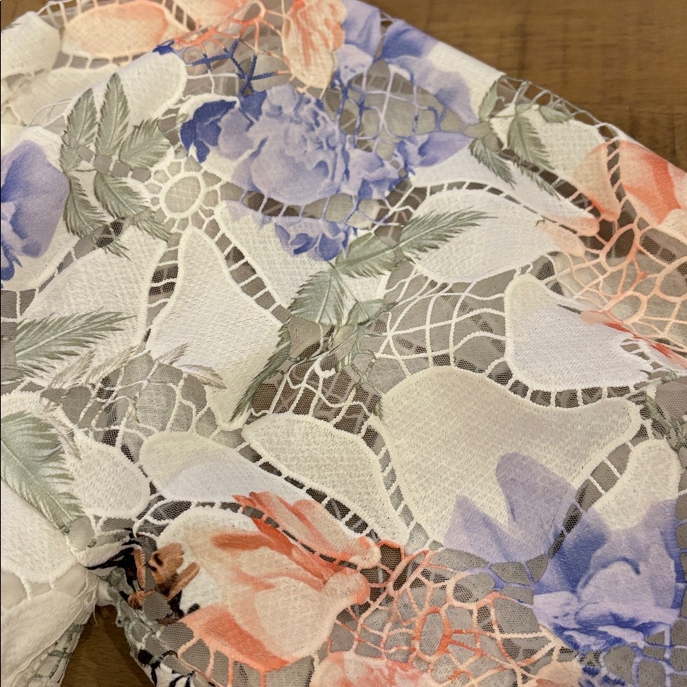 STUNNING Lucy Paris Floral Elaine Floral Dress Wedding Brunch Medium NWT - Picture 7 of 10